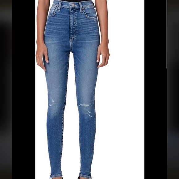 Hudson Jeans Denim - Hudson Jeans high rise blue denim skinny jeans